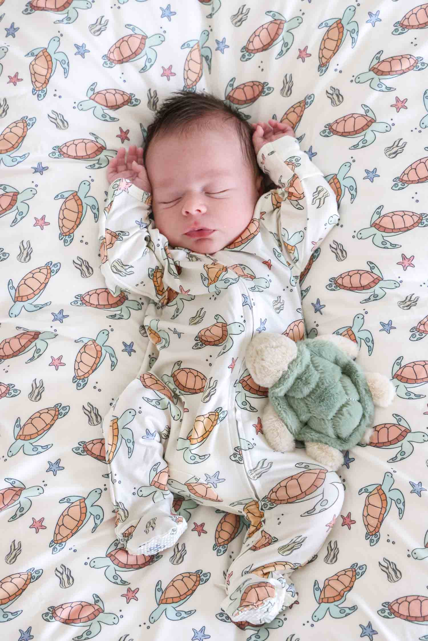 Zipper Footie | Turtley Rad | Caden Lane