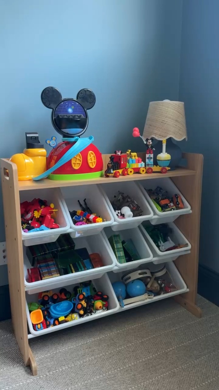 Keep the toys organized and in reach with these adorable organizers. Great for your little ones!

toy organizers, kids toy storage, nursery storage, white and natural wood, toy bins, wooden shelves, playroom essentials, Grace White

#LTKmomlife #LTKHome #LTKKids