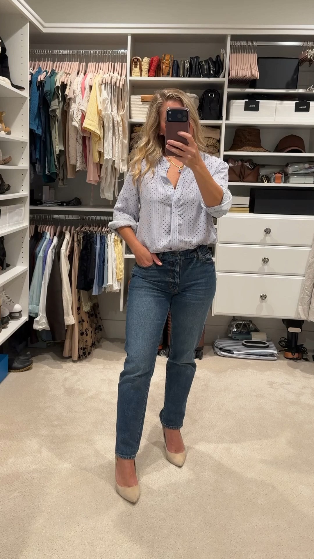 Some outfits just make getting dressed feel easy.

A lightweight button-down, perfectly fitting straight-leg jeans, and classic pumps will never go out of style. I love investing in pieces that mix effortlessly with the rest of my wardrobe because they give me countless outfit combinations without a closet full of clothes.

Linking everything I’m wearing (or the closest match) for a polished everyday look you’ll reach for season after season. 🤍✨

#LTKootd #LTKPetite #LTKWorkwear