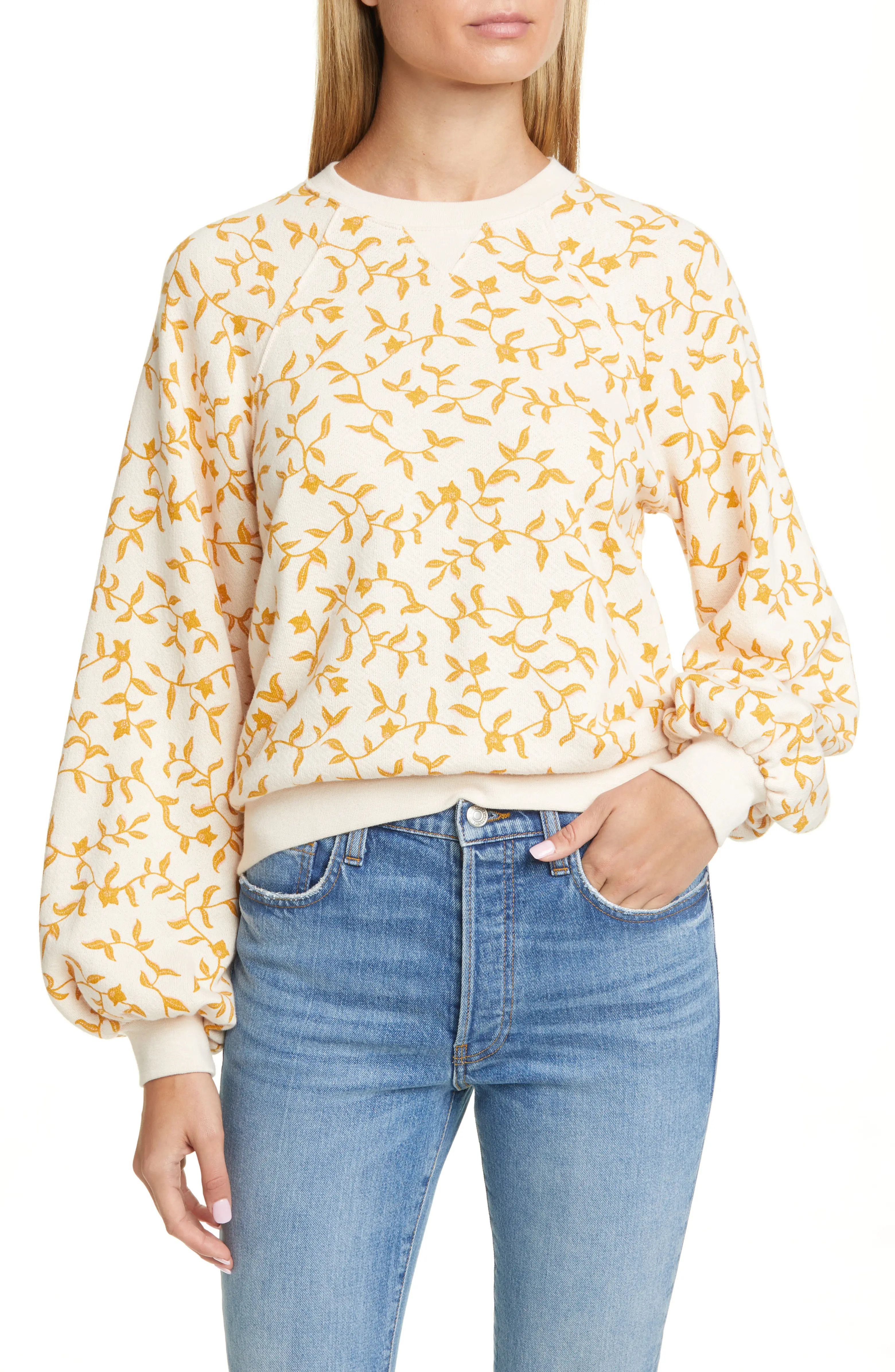 Ebba Balloon Sleeve Sweatshirt | Nordstrom