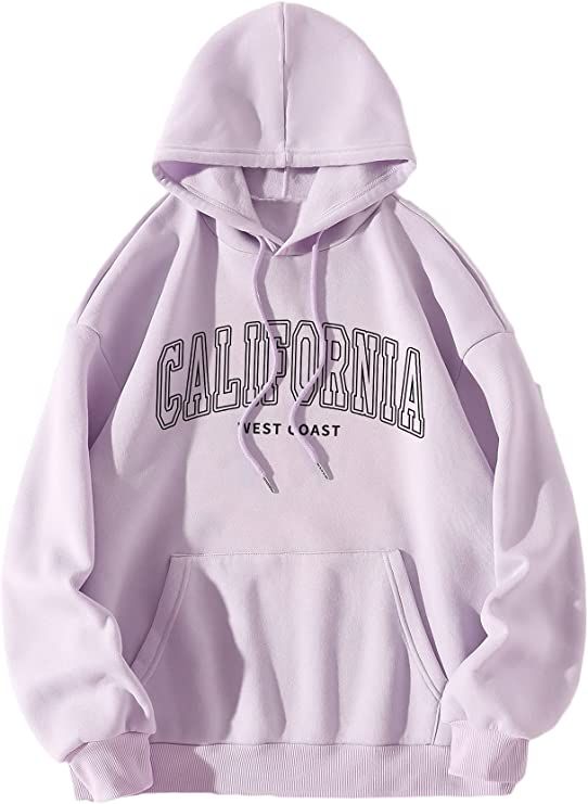 SOLY HUX Women Casual Fashion California Hoodie Los Angeles Pullover Drawstring Graphic Sweatshir... | Amazon (US)