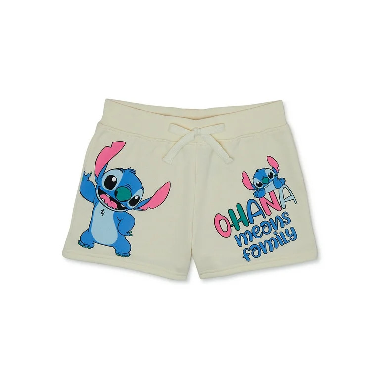 Disney Lilo and Stitch Girls Graphic Shorts, Sizes 4-16 | Walmart (US)