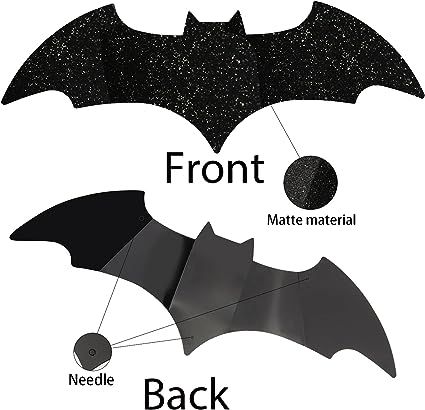 Amazon.com: CCINEE 3D Halloween Hanging Bats Decoration,Large Glittery Bat Wall Decal Stickers fo... | Amazon (US)