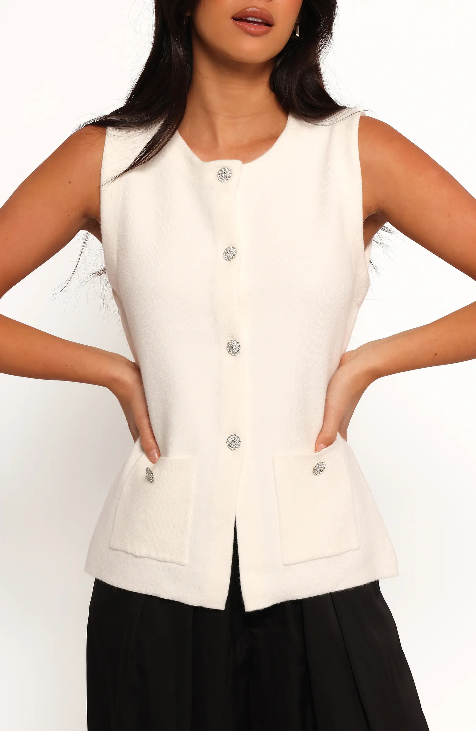 Petal & Pup Andrea V-Neck Sweater Vest | Nordstrom | Nordstrom