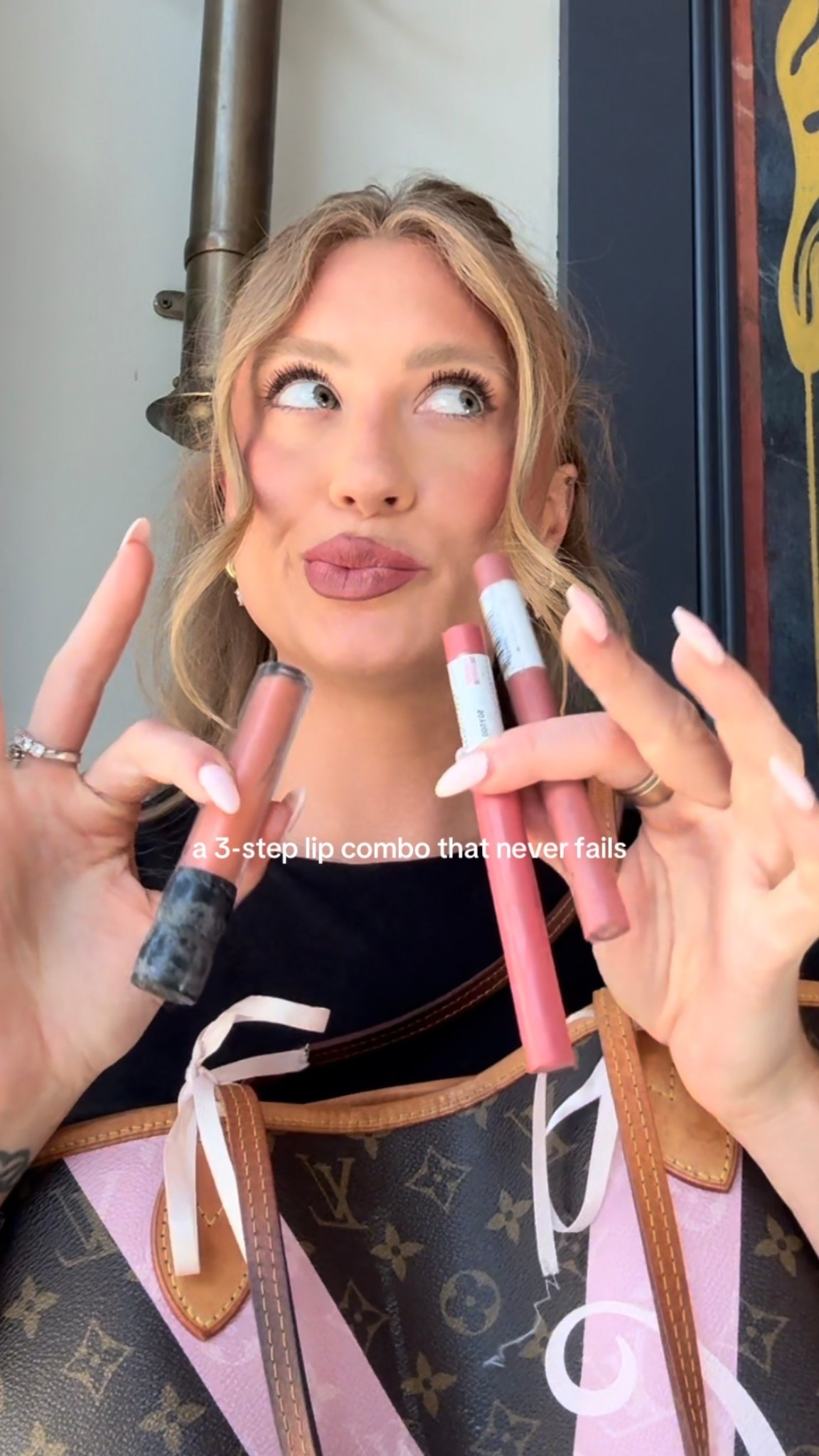 summer glam made easy 

Lip liner: @NYX Professional Makeup in ‘Natural’
Lipstick: @Maybelline NY Superstay Ink Crayon in ‘Work for it’ & ‘Acheive it All’
Gloss: @bareMinerals in ‘Citrus Tart’ (no longer sold, ‘Trust’ is a close shade)

#LTKFindsUnder50 #LTKBeauty #LTKSummerEdit