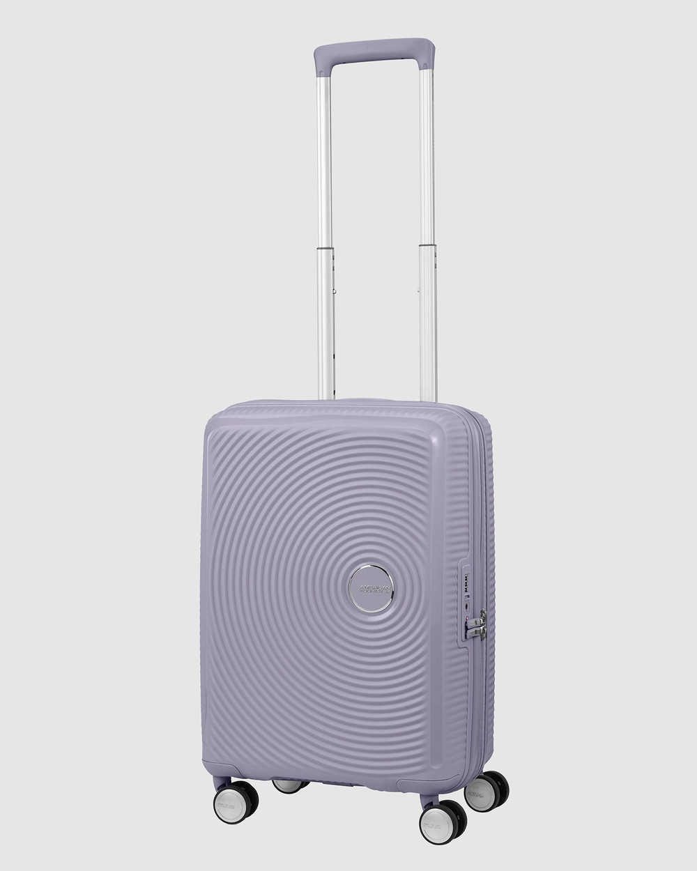 American Tourister - Curio 2 Carry On Suitcase (55 Cm) - Travel and Luggage (Green,Purple) Curio 2 Carry-On Suitcase (55 Cm) | THE ICONIC (AU & NZ)