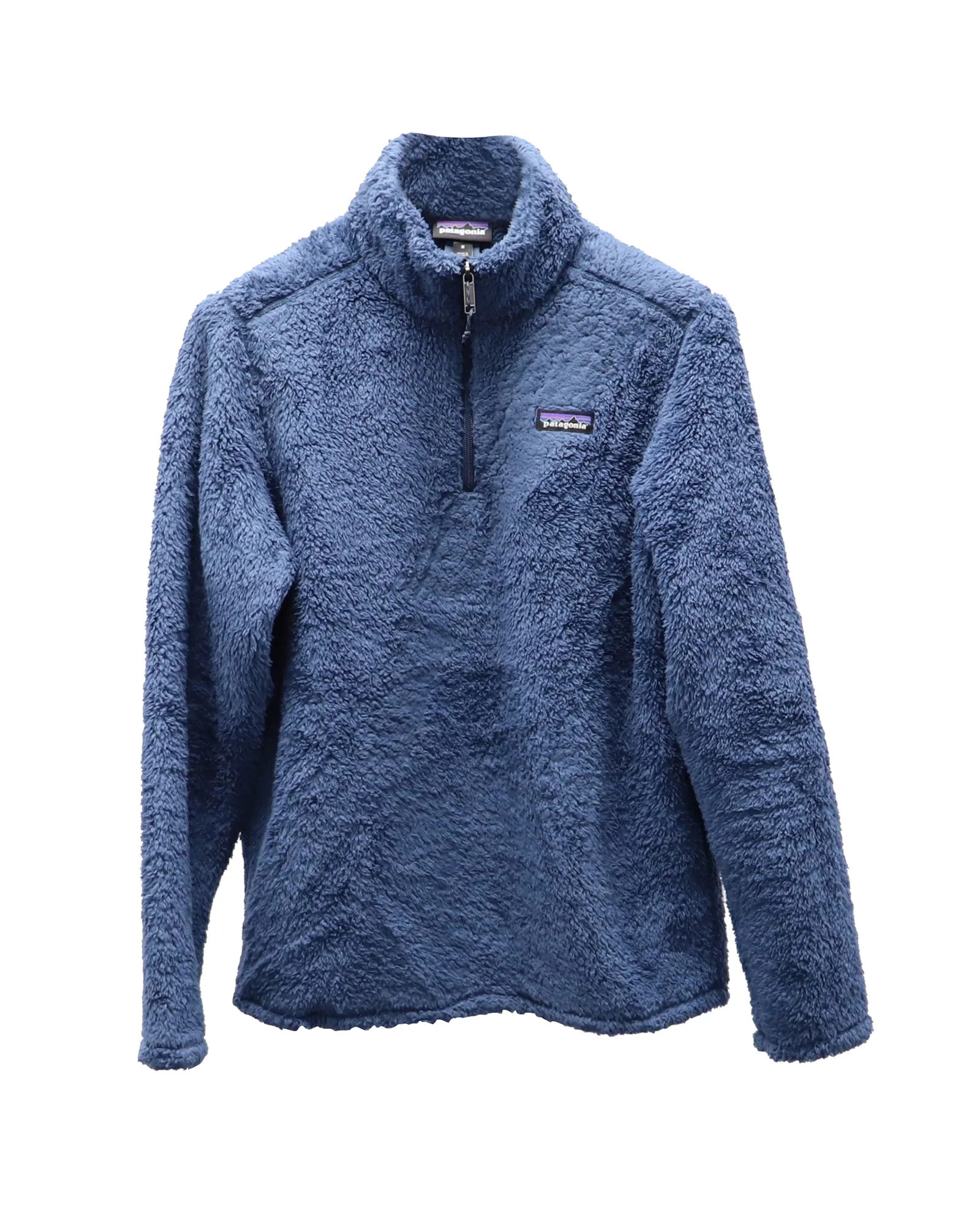 Patagonia Half Zip Chunky Fleece Pullover in Blue Polyester | Shop Simon