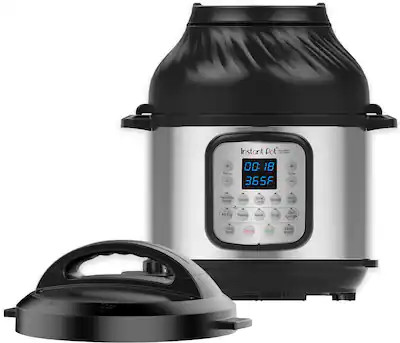 Instant Pot - 8 Quart Duo Crisp 11-in-1 Electric Pressure Cooker with Air Fryer - Stainless Steel... | Best Buy U.S.