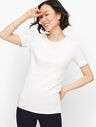 Classic Cotton Crewneck Tee | Talbots