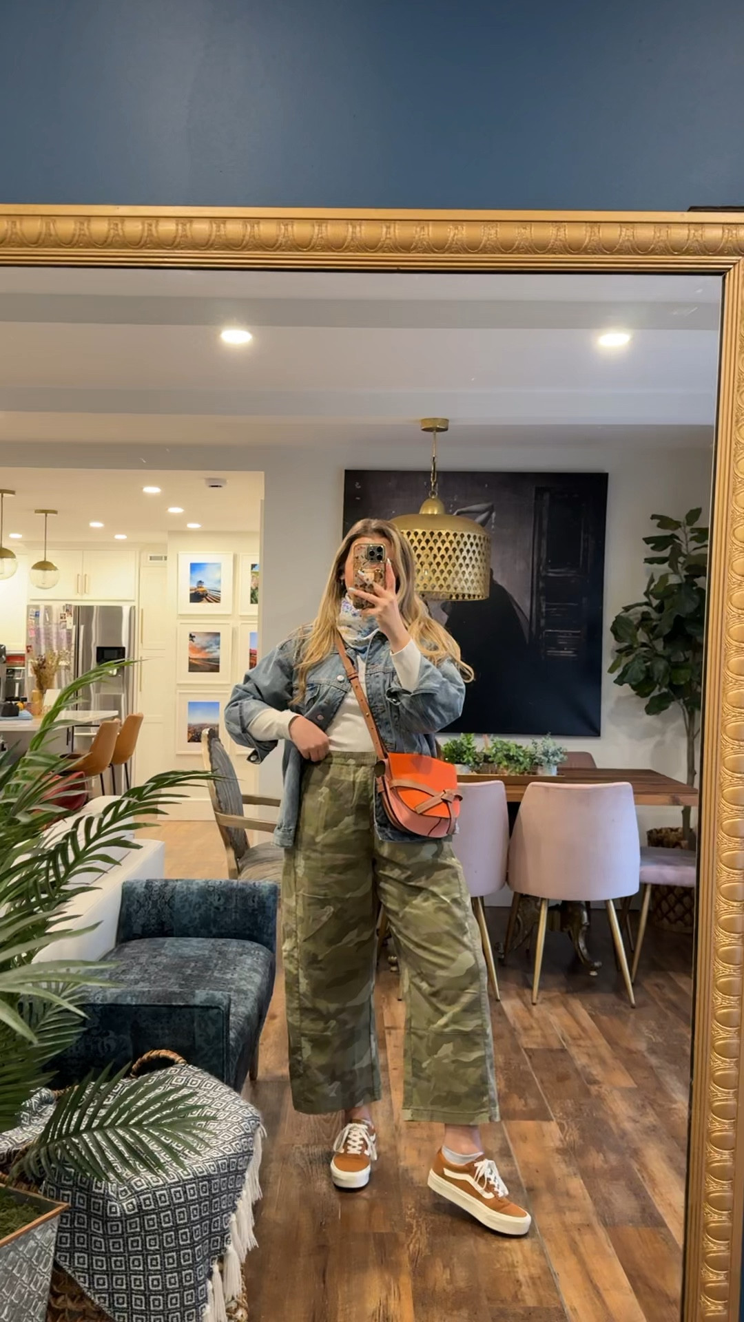 These elastic waist camo pants are perfect when you want to be comfortable, but look put together. size down I'm wearing a large, but should've gotten a medium or smaller. spring outfits 2026, country concert outfits 

 #LTKootd #LTKSeasonal #LTKMidsize