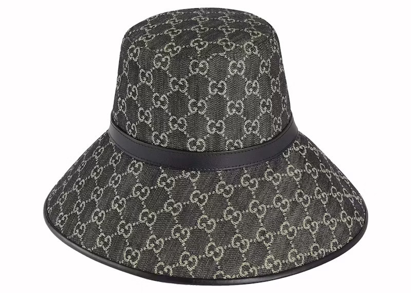 Women's Gucci Wide Brim Denim Hat in Grey | StockX