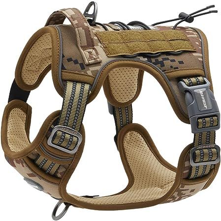 AUROTH Tactical Dog Harness for Small Medium Dogs No Pull Adjustable Pet Harness Reflective K9 Wo... | Amazon (US)