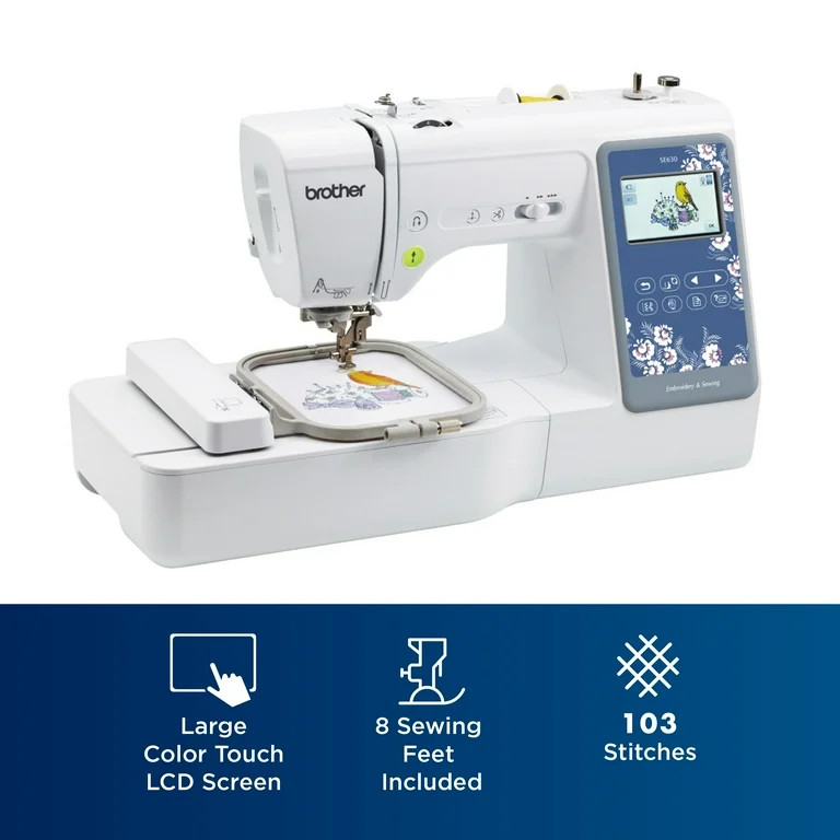 Brother SE630 Sewing and Embroidery Machine with Sew Smart LCD | Walmart (US)