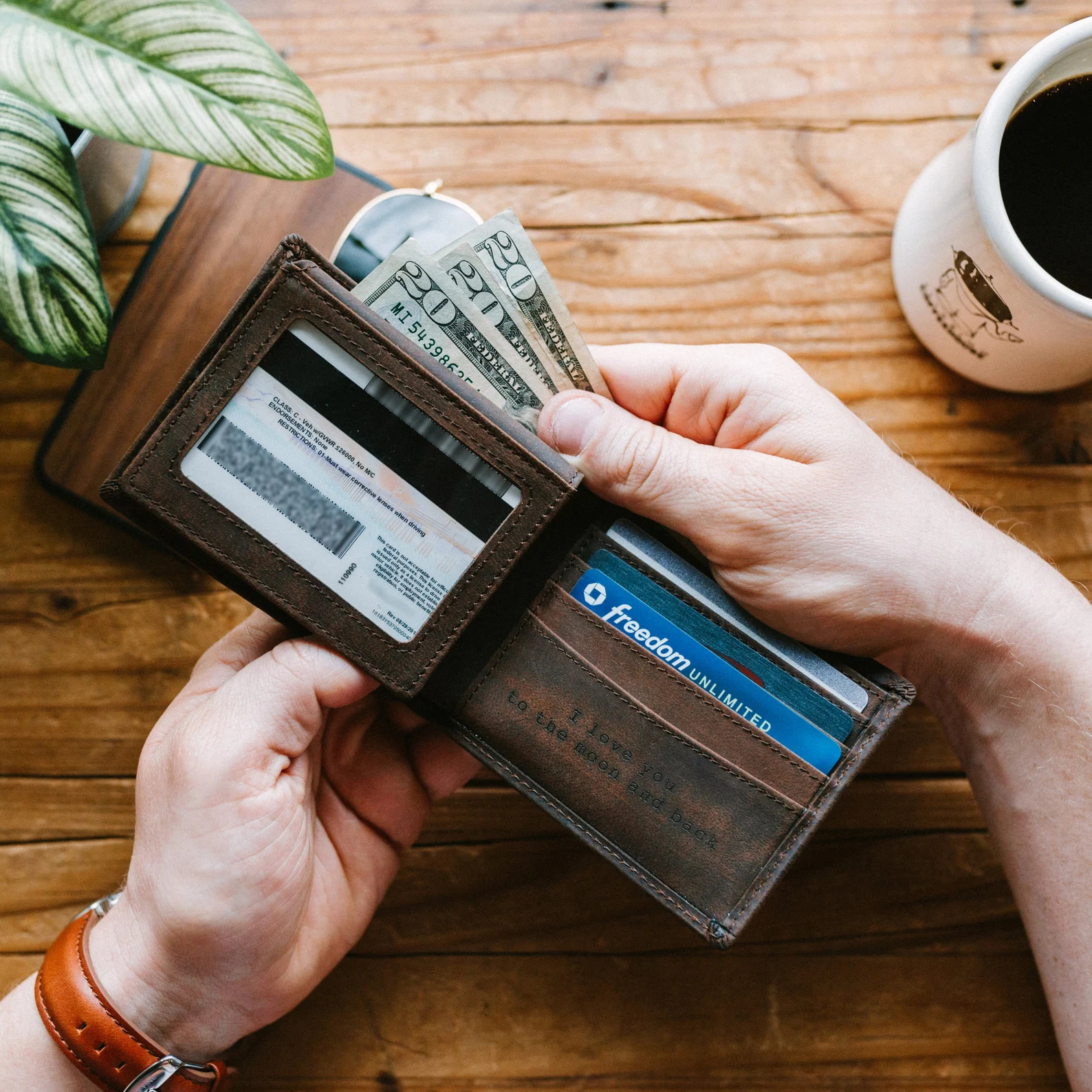 Anniversary Gift for Men,Mens Wallet,Personalized Wallet,Leather Wallet,Engraved Wallet,Men Gift ... | Etsy (US)