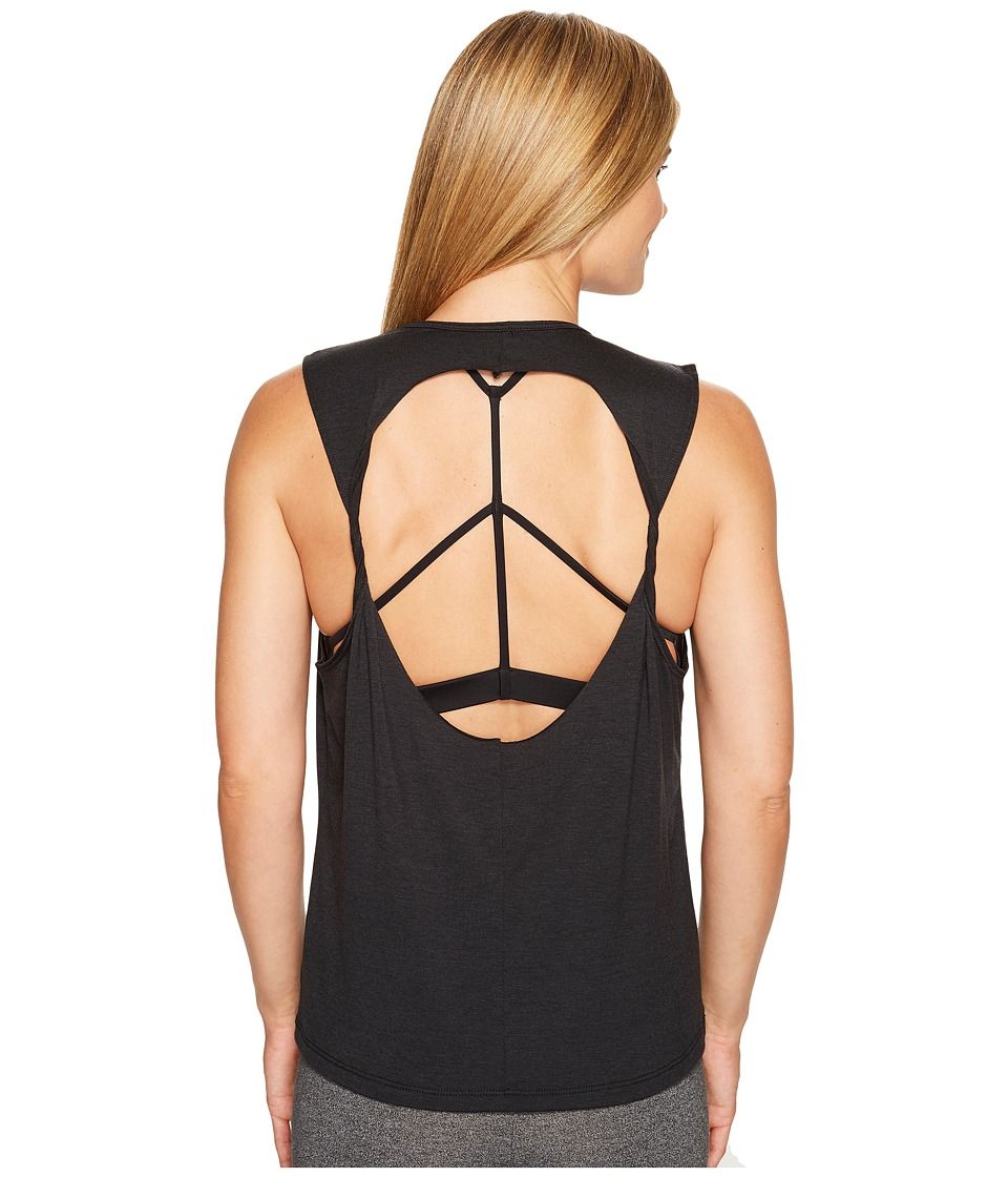 Onzie - Twist Back Top (Black) Women's Clothing | Zappos