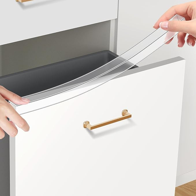 SARDVISA Cabinet Door Edge Protectors, 17.5 Inch, 4 Pack, Clear PVC | Amazon (US)