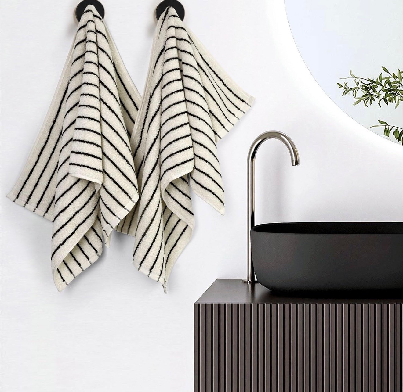 Jacquotha Black and White Striped Hand Towels for Bathroom, Vintage Kitchen Decor, Guest Use, Adults & Kids, Natural Cotton #towels #handtowels #stripedtowels #cottontowels #amazonfinds

#LTKHome