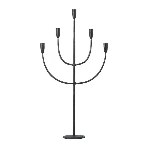 Black Metal Candelabra - On Sale - Overstock - 33699436 | Bed Bath & Beyond