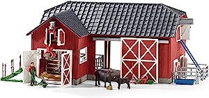 Schleich Farm World, Farm Toys for Boys and Girls Ages 3-8, 27-Piece Playset, Large Toy Barn with... | Amazon (US)