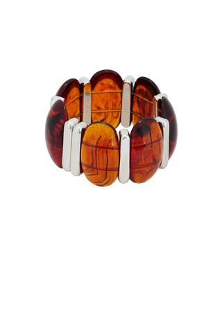 ben-amun Chunky Bracelet in Brown & Black - Brown. Size all. | FWRD 