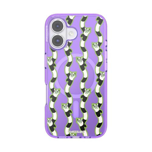 PopSockets iPhone 16 Case Compatible with MagSafe, Phone Case for iPhone 16, Wireless Charging Compatible, Case Only, Beetlejuice - Sand Snakes | Amazon (US)