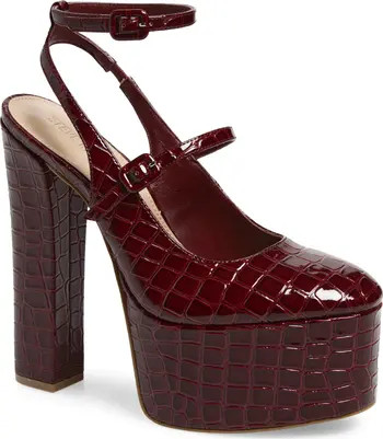 Scotlyn Ankle Strap Platform Pump (Women) | Nordstrom