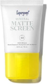 Supergoop! Mineral Mattescreen (SPF 40) - 15 mL - 100% Mineral, Oil-Free Broad Spectrum Sunscreen... | Amazon (US)