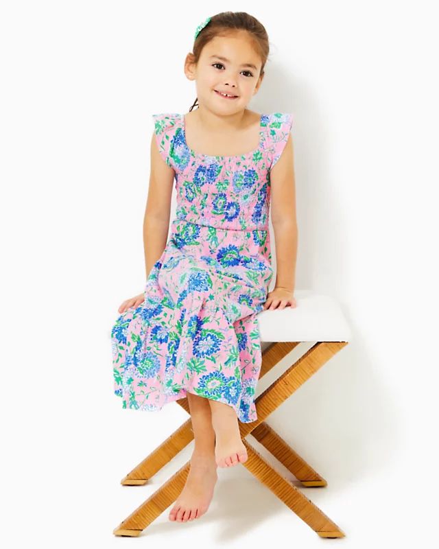 Girls Mini Jilly Midi Dress | Lilly Pulitzer | Lilly Pulitzer