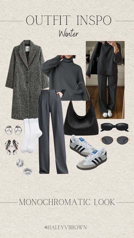 black oval sunglasses, chunky gold earrings, chunky silver earrings, women’s sneakers, coffee date outfit, running errands outfit, winter outfit, winter outfit inspo, trench coat, women’s sweater, scarf, gold rectangle sunglasses, quilted handbag, trousers, straight leg pants, adidas sambas, oval sunglasses, grey monochrome outfit, dark winter outfit

#LTKshoecrush #LTKSeasonal #LTKstyletip