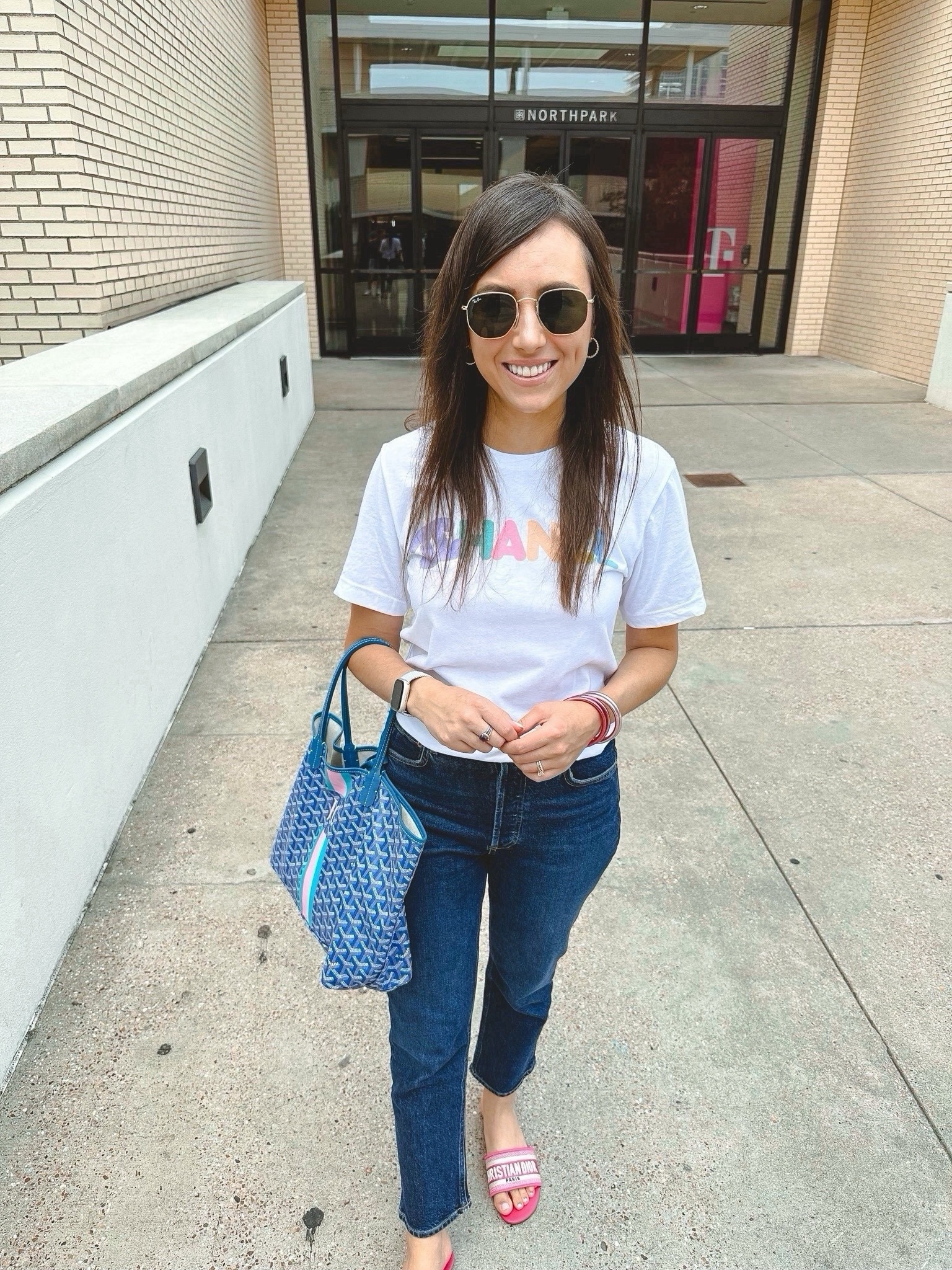 Casual weekend outfit - tee is a small and jeans are a 25

#LTKstyletip #LTKSeasonal #LTKfindsunder100