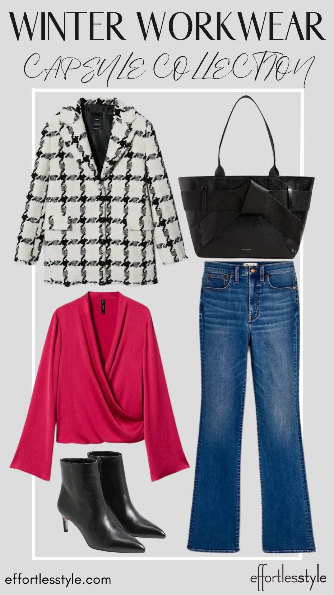 Tweed Coat + Pink Blouse + Dark Wash Jeans

#LTKworkwear #LTKstyletip #LTKSeasonal