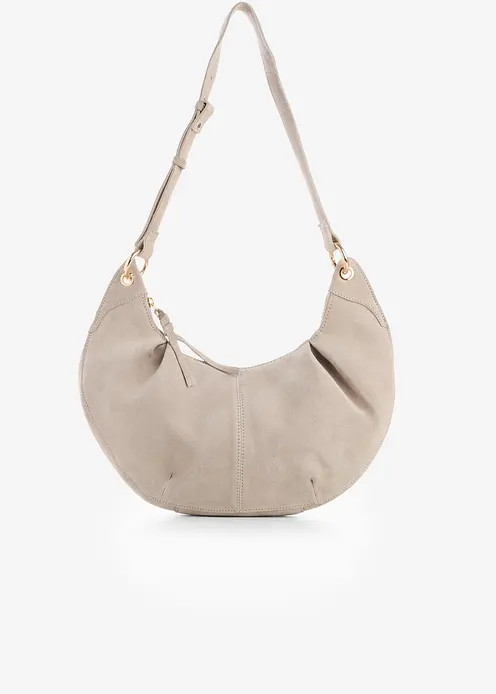 Umhängetasche aus Veloursleder | Bonprix DE