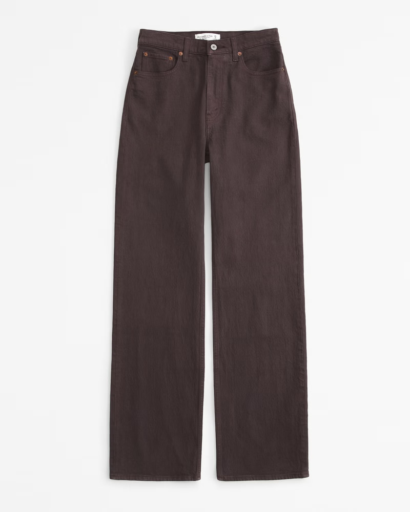 Women's High Rise 90s Relaxed Jean | Women's Bottoms | Abercrombie.com | Abercrombie & Fitch (US)
