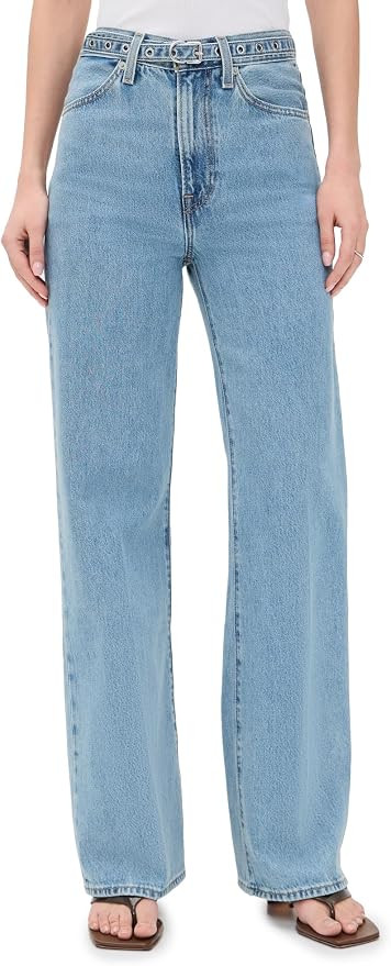 Levi's Womens Ribcage Wide Leg Belted | Amazon (US)