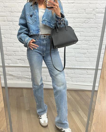 Denim on denim + The Row Margaux 10

#LTKSeasonal #LTKitbag