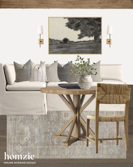 We’re obsessed with this European modern dining room design! So warm, neutral, and textured!  That banquet table and accent chair are musts! 

#LTKhome #LTKunder100 #LTKFind