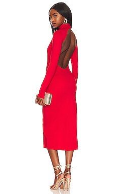 Lovers and Friends Andie Midi Dress in Scarlet Red from Revolve.com | Revolve Clothing (Global)