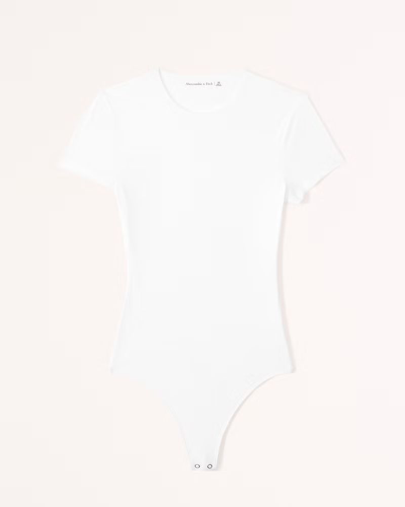 Soft Matte Seamless Tee Bodysuit | Abercrombie & Fitch (US)