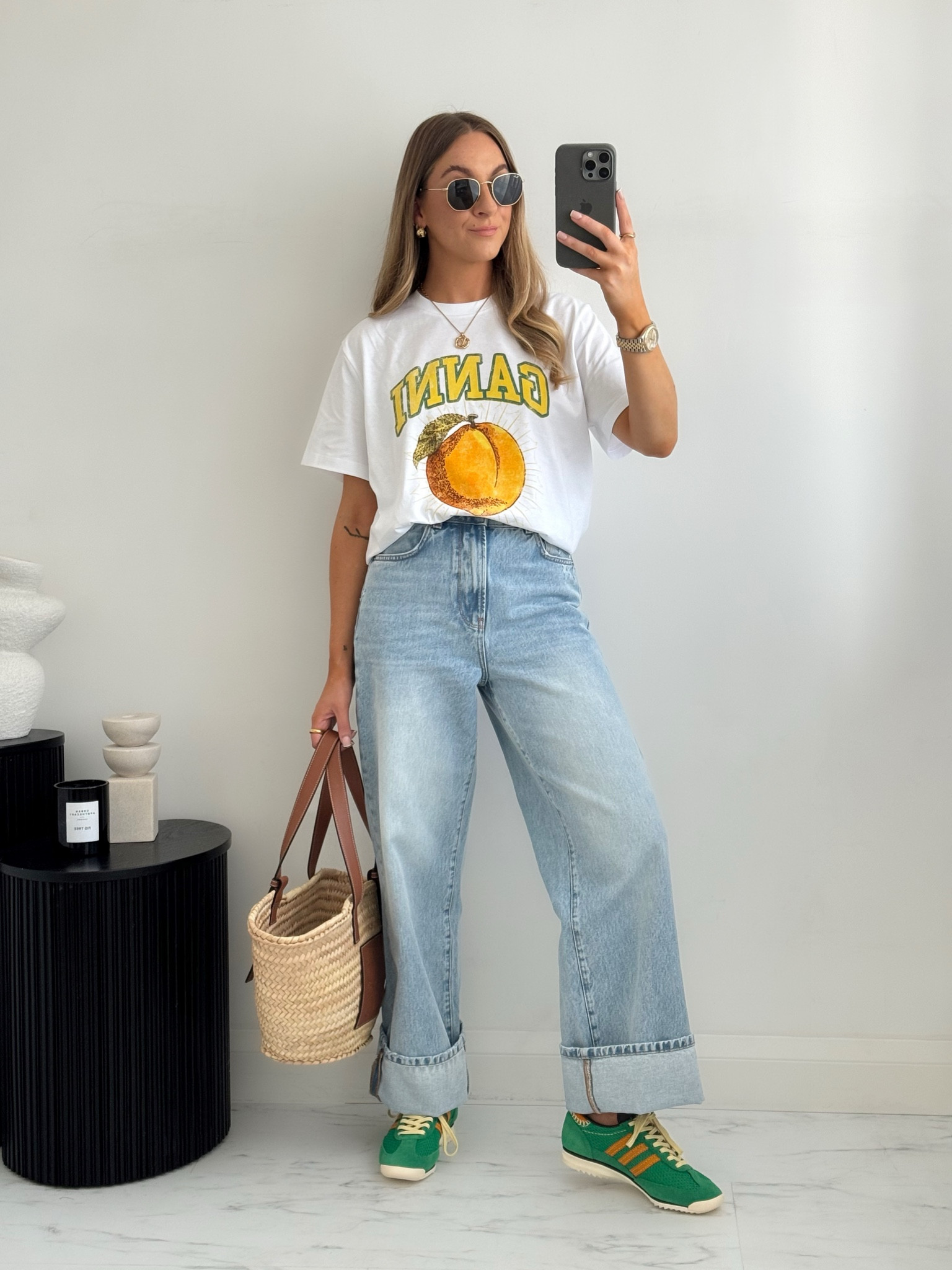 Graphic t-shirt outfit 

#LTKsummer #LTKsale #LTKluxury