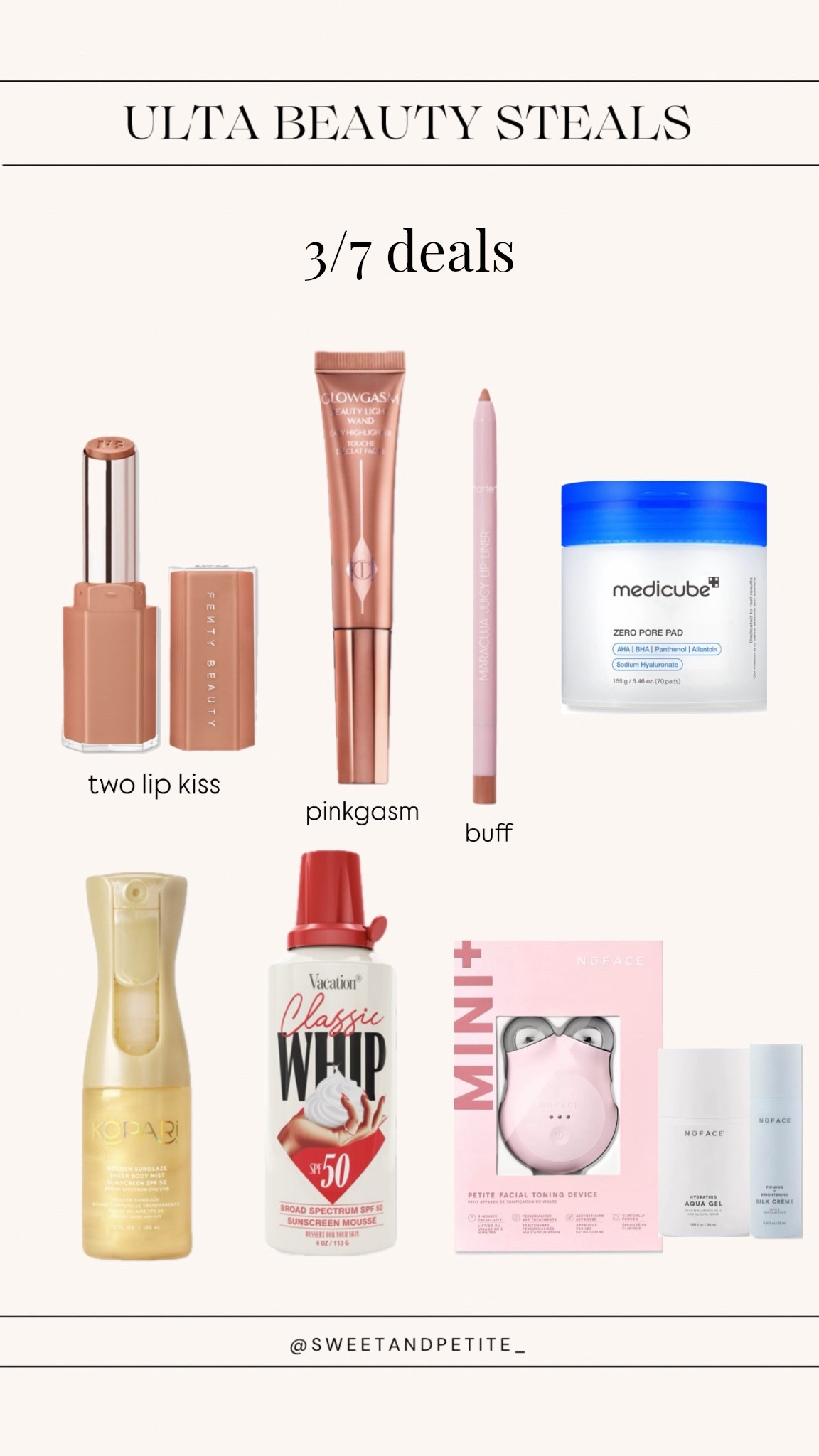 Ulta beauty deals!!

#LTKBeauty #LTKSaleAlert