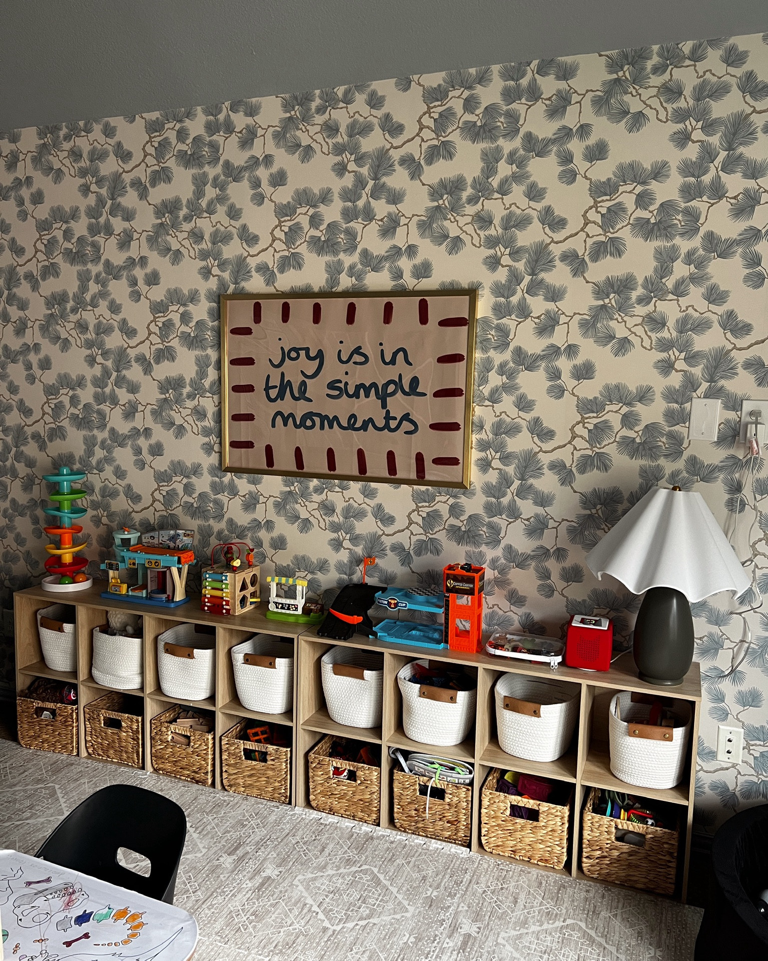 Added a new art piece for the wall 🖼️ and it was the perfect finishing touch to our playroom makeover! 

The cubby storage instantly made the space feel more organized (and way easier to clean up).

Linking our exact setup along with a few favorite bins for toy organization + the decor items we styled the space with 🧸


playroom storage, cubby organizer, toy storage, kids room ideas, playroom furniture, storage bins, cube shelf, playroom makeover, organization ideas, kids storage unit, target home, target finds