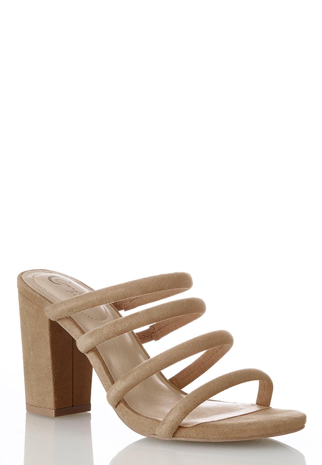 Tube Strap Heeled Sandals | Cato Fashions