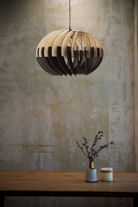 Scandinavian Light  Wooden Pendant Light  Modern Chandelier - Etsy | Etsy (US)
