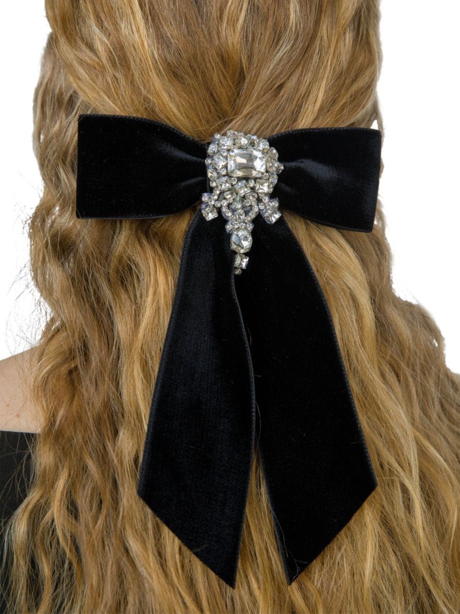 Remi Velvet Bow Barrette | Saks Fifth Avenue (UK)