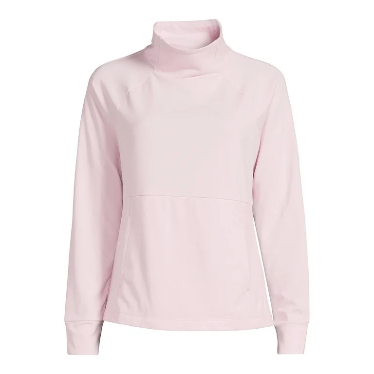 Avia Women’s Mock Neck Long Sleeve Pullover Top, Sizes XS-3XL - Walmart.com | Walmart (US)