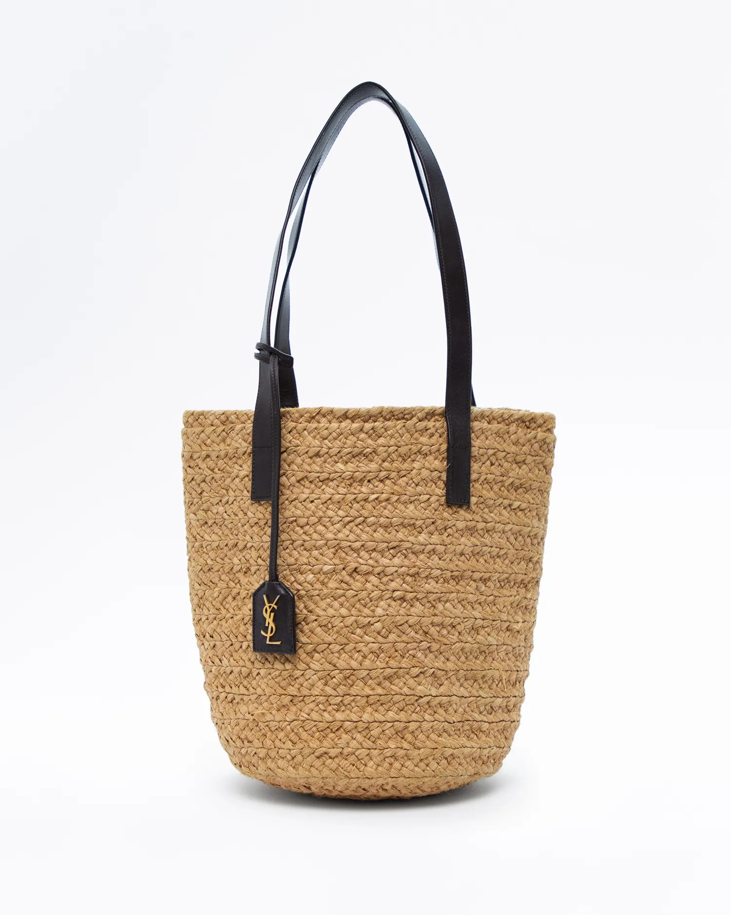 Raffia Panier Small Bucket Bag | Vivrelle
