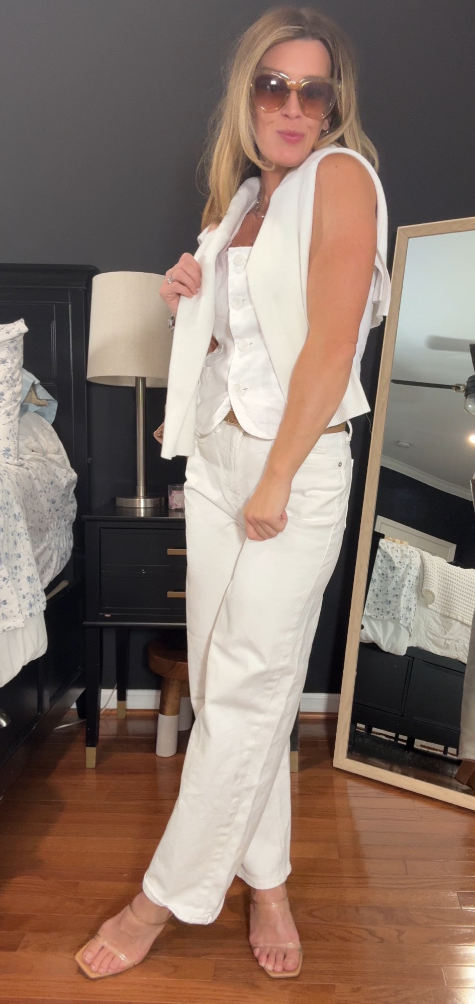 Vacation outfits #linen #vacationseries #ootdsforvacay #charliestyleslocal #whitevest #whitejeans #abercrombie #oldnavy #target #amazon

#LTKSaleAlert #LTKStyleTip #LTKSummerSales
