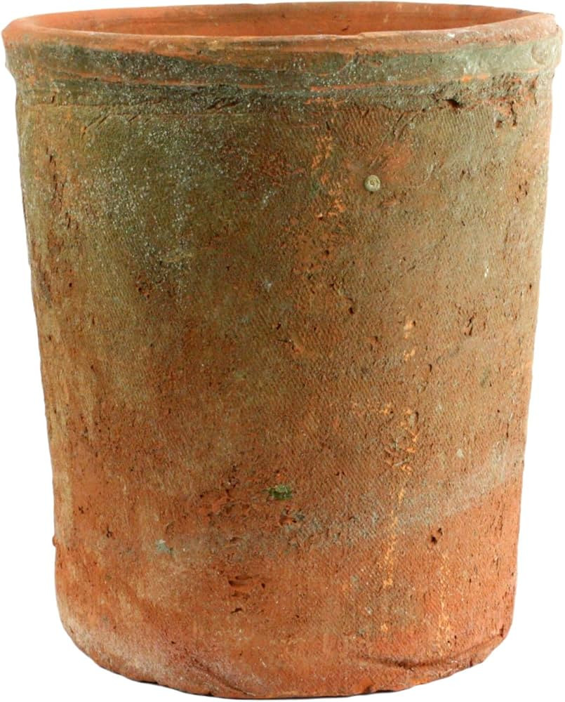 Rustic Terra Cotta Cylinder - Lrg - Sold in Case Pack of 2 Plant Pot Indoor Outdoor 6.25 in x 7 i... | Amazon (US)