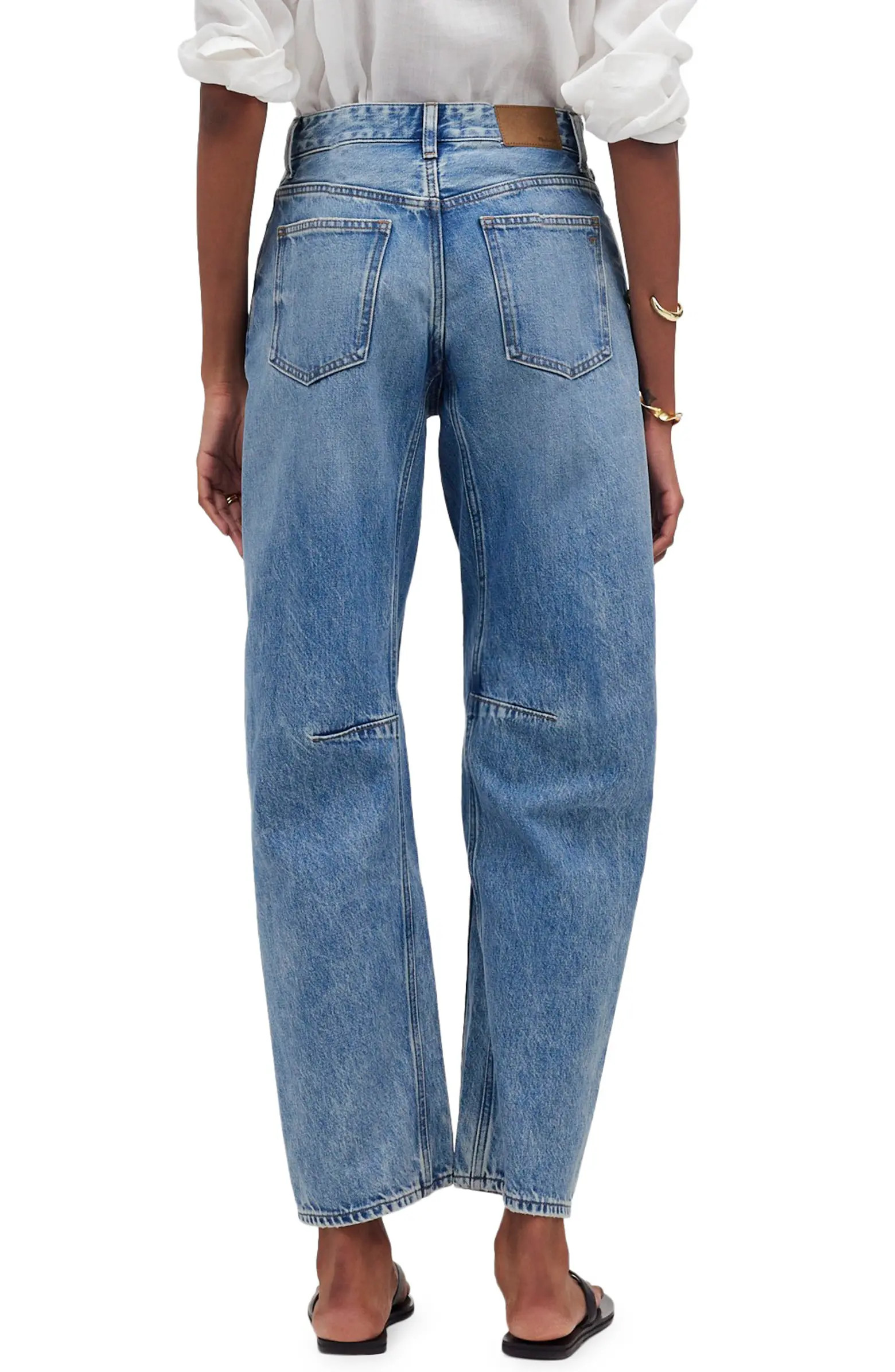 The Darted Barrel Leg Jeans | Nordstrom