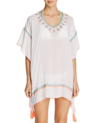 Surf Gypsy Embroidered Poncho Swim Cover-Up | Bloomingdale's (US)